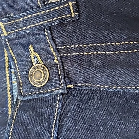NWT Michael Kors Basics Dark Rinse Wash Izzy Skinny Jeans Sz 8 - Picture 11 of 15